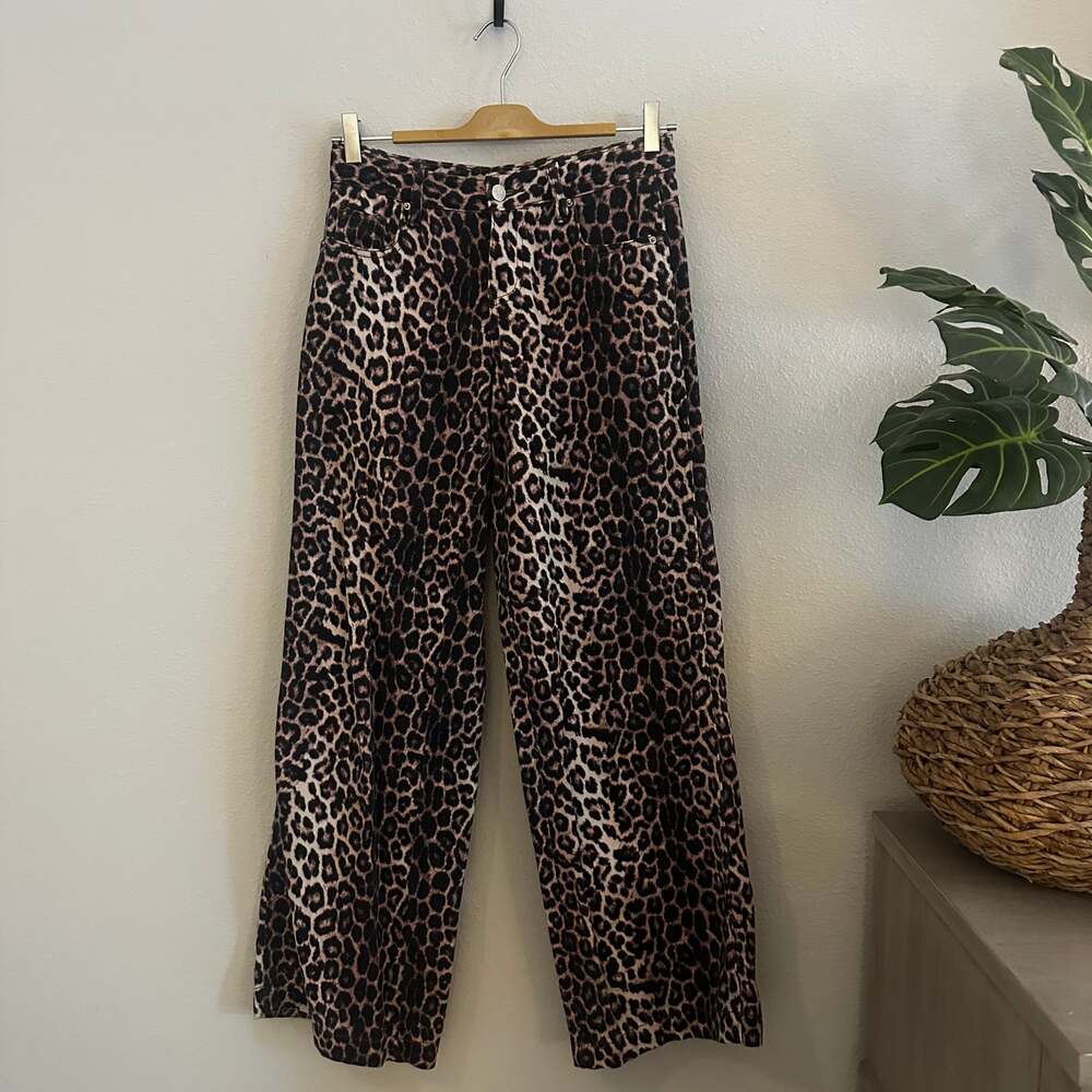 PacSun Leopard Print Women Jeans